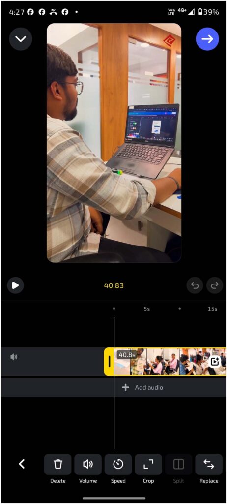 Trim and Arrange for Flow and Focus in instagram