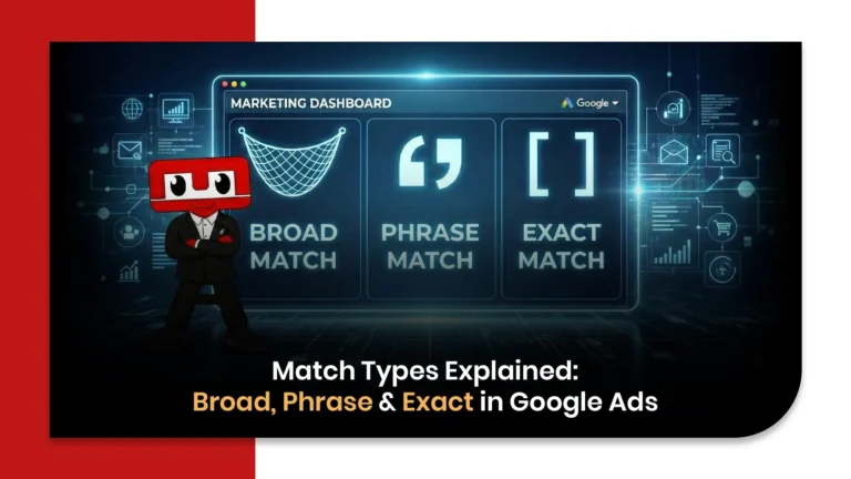 Match Types Explained: Broad, Phrase & Exact in Google Ads