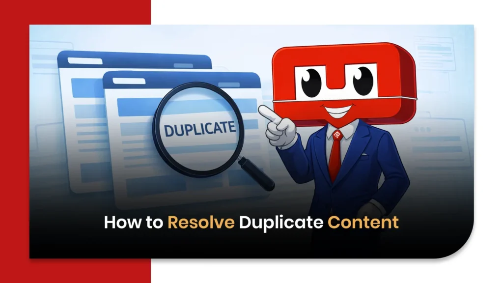 How to Resolve Duplicate Content